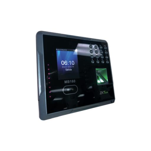 [ZKTECO_MB-160] ZKTeco Lector de Reconocimiento Facial y Huella Digital / 1500 Rostros / 2,000 huellas / Soporta DDNS con BIOTIMEPRO / Función ADMS INCLUIDA