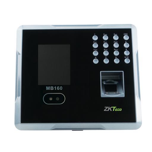 [ZKTECO_MB-160] ZKTeco Lector de Reconocimiento Facial y Huella Digital / 1500 Rostros / 2,000 huellas / Soporta DDNS con BIOTIMEPRO / Función ADMS INCLUIDA