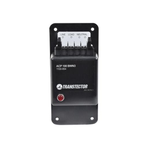 [TRANSTECTOR_ACP-100-BWN3] Transtector Protector Monofasico de 120VAC 15A Con Tecnología Diodo de Silicio Y Fusible Interno 