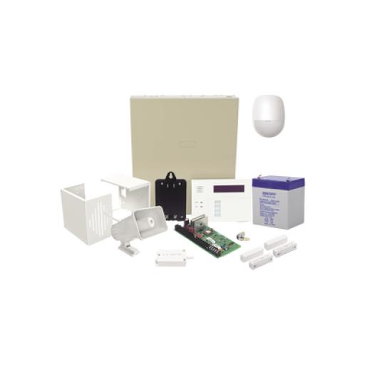 [HONEYWELLHOMERESIDEO_VISTA48ECO/6160RF] HONEYWELL HOME RESIDEO Kit Cableado con VISTA48/6160RF, Batería, Transformador, Sensor Pir, Contactos Magnéticos, Sirena, Gabinete de sirena y Tamper