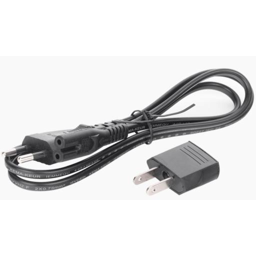 [EPCOM_ACCORDT8] Epcom CABLE DE CORRIENTE BIFASICO CONECTOR TIPO 8 ( 1 METRO )