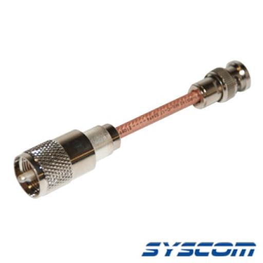 [EPCOM_SBNC-142-UHF-10] Epcom Cable RG142, con conectores BNC Macho /UHF (PL-259) Macho.