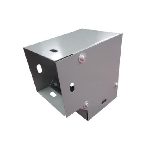 [CHAROFIL_CH-DCH9065L] CHAROFIL Derivación codo horizontal de 90 grados 65 x 65 mm, fabricado en lámina de acero al carbón