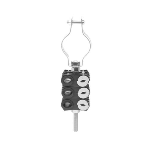 [SYSCOMTOWERS_KITST68MCLICK3] SYSCOM TOWERS KIT de Tres Sujetadores de plastico para seis cables de 6 a 8 mm con todo y hardware de instalación en tubos de 1 1/4 in