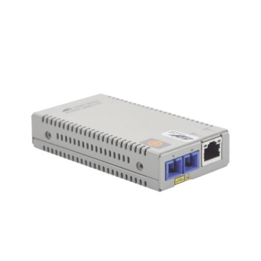 [ALLIEDTELESIS_AT-MMC2000LX/SC-TAA-60] Allied Telesis Convertidor de medios Gigabit Ethernet a fibra óptica, conector SC, monomodo (SMF), versión TAA (Trade Agreement Act), 10 Km