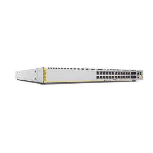[ALLIEDTELESIS_AT-X510DP-28GTX] Allied Telesis Switch Stackeable Capa 3, 24 ptos Gigabit, 4 ptos SFP+ 10G, Fuentes HOT SWAP
