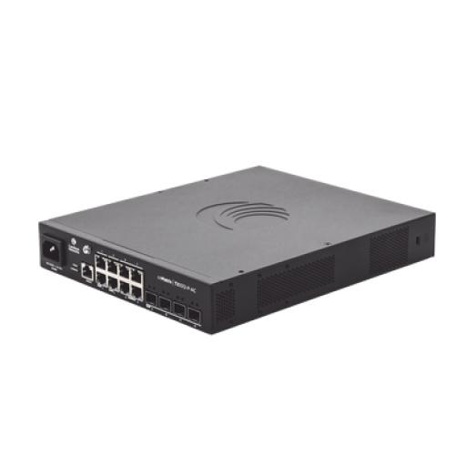 [CAMBIUMNETWORKS_MX-TX1012GXPA-00] Cambium Networks Switch cnMatrix TX1012-AC-P PoE Ideal para WISP  / 8 Puertos Gigabit PoE + 4 SFP+ / PoE Budget 200W /Capa 2 y Capa 3 / Gestión Gratuita Desde la Nube