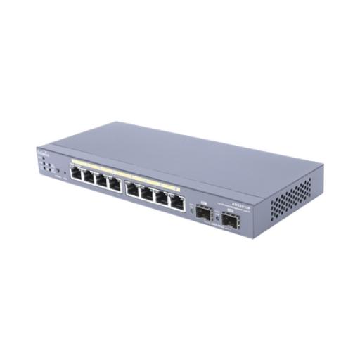 [ENGENIUS_EWS2910P] EnGenius Switch PoE Administrable de 8 puertos Gigabit 802.3 af de 61.6 W y Controlador para 50 Puntos de Acceso Serie Neutron/EnTurbo.