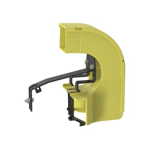 [PANDUIT_FRSPJ2X2LYL] Panduit Bajada Para Canaleta FiberRunner™, Uso con Medidas 4x4, 6X4, 12X4, o 24X12, Con Reducción a 2X2, Color Amarillo
