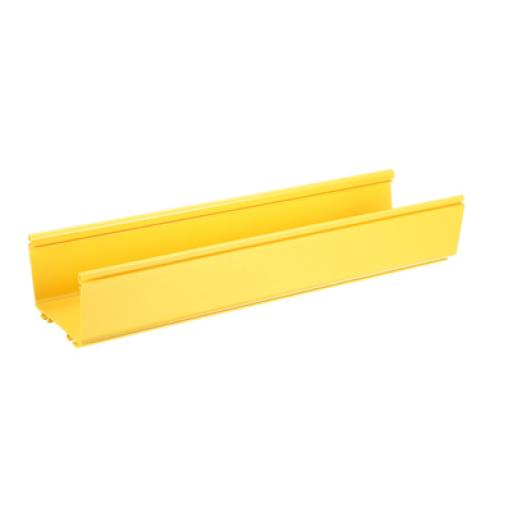 [PANDUIT_FR6X4YL6] Panduit Canaleta FiberRunner™ 6X4, de PVC Rígido, Color Amarillo, 1.8 m de Largo