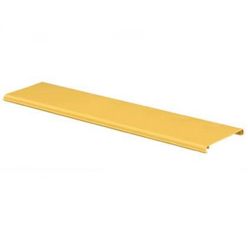 [PANDUIT_FRHC6YL6] Panduit Tapa Con Bisagra a Presión Para Canaleta FiberRunner™ FR6X4YL6, de PVC Rígido, Color Amarillo, 1.8 m de Largo