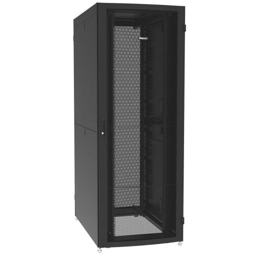 [PANDUIT_DNE8212B] Panduit Gabinete Net-Verse para Centros de Datos, 42UR, 800mm de Ancho, 1000mm de Profundidad, Fabricado en Acero, Color Negro 