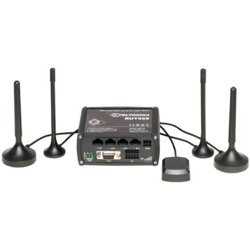 [TELTONIKA_RUT955] Teltonika Router LTE Profesional, 4 Puertos Ethernet, RS232, RS485, WiFi 802.11b/g/n, Interface Amigable, Bandas B1, B2, B3, B4, B5, B7, B8, B28