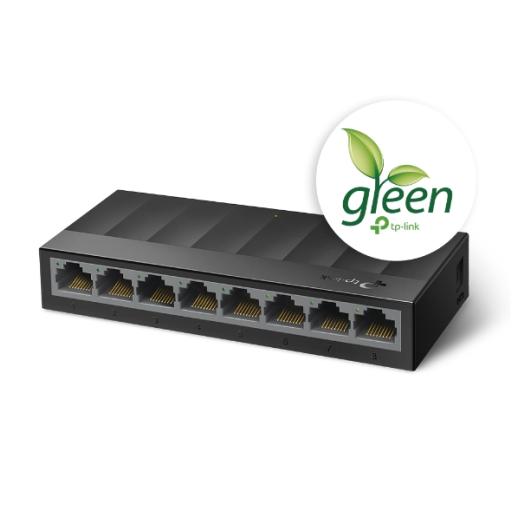 [TPLINK_LS1008G] TPLINK Switch para escritorio 8 puertos 10/100/1000Mbps 