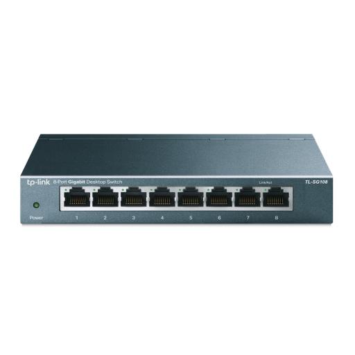[TPLINK_TL-SG108] TPLINK Switch Gigabit no administrable de 8 puertos 10/100/1000 Mbps 