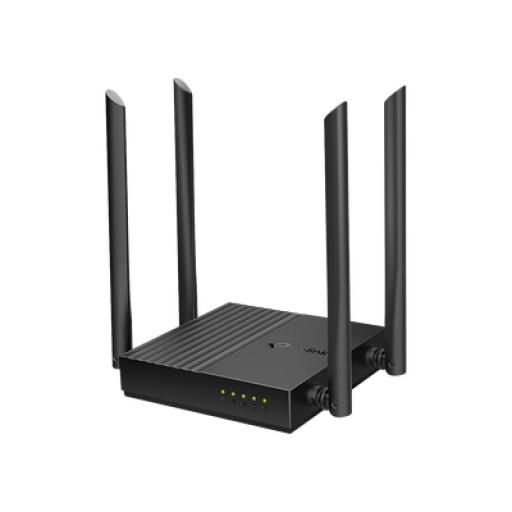 [TPLINK_ARCHERC64] TPLINK Router inalámbrico AC 1200 doble banda MU-MIMO, 1 puerto WAN 10/100/1000 Mbps Y  4 puertos LAN 10/100/1000 Mbps