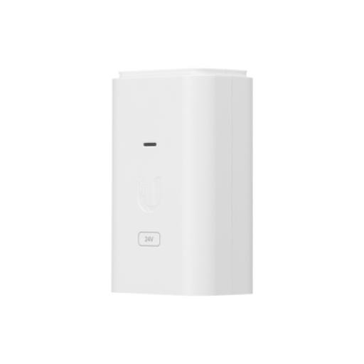 [UBIQUITINETWORKS_POE-24-7W] Ubiquiti Networks Adaptador PoE Ubiquiti Gigabit de 24 VDC, 0.3 A