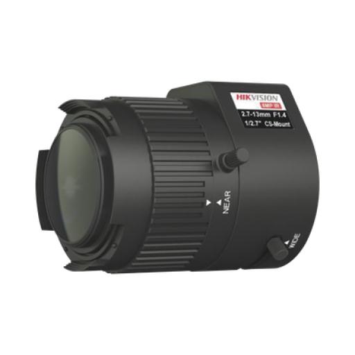 [HIKVISIONDIGITALTECHNOLOGY_TV2713D-6MPIR] Hikvision Digital Technology Lente Varifocal 2.7 A 13 mm / Resolución 6 Megapixel / Iris Automático / Formato 1/2.7" / Compatible con Cámaras HIKVISION