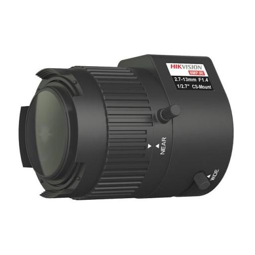 [HIKVISIONDIGITALTECHNOLOGY_TV2713D-6MPIR] Hikvision Digital Technology Lente Varifocal 2.7 A 13 mm / Resolución 6 Megapixel / Iris Automático / Formato 1/2.7" / Compatible con Cámaras HIKVISION