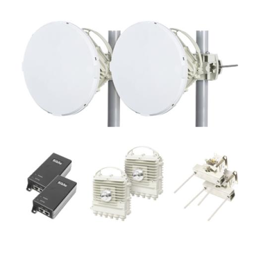 [SIKLU_EH-2500FX-KIT-2FT-EXN] Siklu Enlace a la velocidad de la fibra, Banda Libre en México, Sin Interferencia, 2 Gbps Reales Full Duplex, 5 km