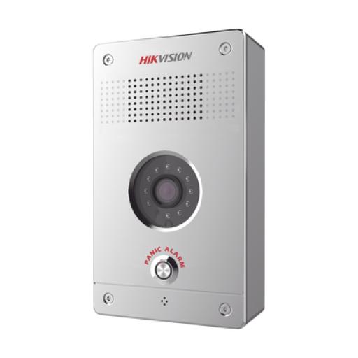 [HIKVISIONDIGITALTECHNOLOGY_DS-PEA22-F(B)] Hikvision Digital Technology Estación de Alarma de Pánico / Cámara de 2 Megapixel / Audio de Dos Vías / 10 mts IR / Entrada y Salida de Alarmas / Micro SD 128 GB / Uso Interior