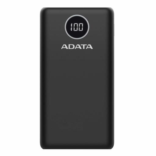 [ADATA_AP20000QCD-DGT-CBK] Cargador Portátil Adata P20000QCD, 20.000mAh, Negro