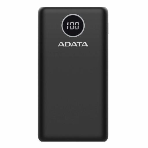 [ADATA_AP20000QCD-DGT-CBK] Cargador Portátil Adata P20000QCD, 20.000mAh, Negro
