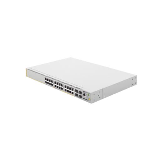[ALLIEDTELESIS_AT-GS970M/28PS-10] Allied Telesis Switch PoE+ Administrable CentreCOM GS970M, Capa 3 de 24 Puertos 10/100/1000 Mbps + 4 SFP Gigabit, 370 W