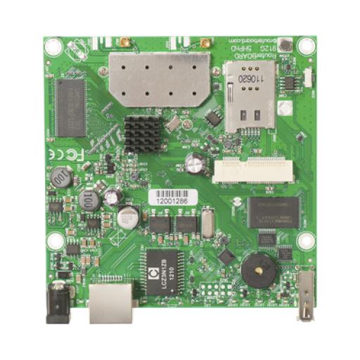 [MIKROTIK_RB912UAG-5HPND] Mikrotik Board inalámbrico 5 GHz, 1 ranura miniPCI-e de expansion