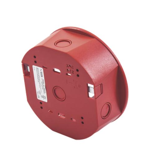 [SYSTEMSENSOR_SBB-CRL] System Sensor Caja de Montaje en Techo, para Sirena, Color Rojo, Nuevo Diseño Moderno y Elegante