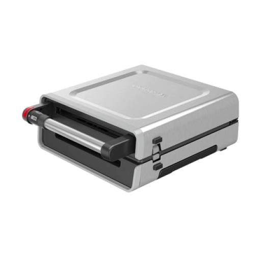 [GEORGEFOREMAN_GRV6090B-LA] GEORGE FOREMAN PARRILLA ELÉCTRICA DE HUMO, ACERO INOXIDABLE.