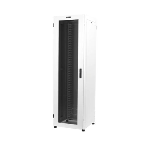 [LINKEDPROBYEPCOM_LP-6060-42U-R2W] LINKEDPRO BY EPCOM Gabinete para Telecomunicaciones Rack Estándar de 19", 42UR, 600 mm Ancho x 600 mm Profundidad. Fabricado en Acero, Color Blanco