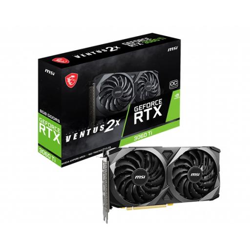 [MSI_GEFORCE RTX 3060 TI VENTUS 2X 8G OCV1 LHR] MSI TARJETA DE VIDEO MSI GEFORCE RTX 3060 TI VENTUS 2X 8G OCV1 LHR GDDR6