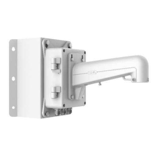 [HIKVISIONDIGITALTECHNOLOGY_DS-1602ZJ-BOX-CORNER] Hikvision Digital Technology Montaje de Esquina con Caja de Conexión para Domos PTZ epcom y HIKVISION / Fabricado con Aleación de Aluminio y Acero