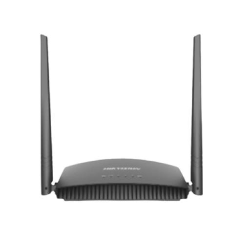 [HIKVISIONDIGITALTECHNOLOGY_DS-3WR3N] Hikvision Digital Technology Router Inalámbrico WISP en banda 2.4 GHz / Hasta 300 Mbps / 4 Puertos 10/100 Mbps /  2 Antenas Omnidireccional de 5 dBi / Interior