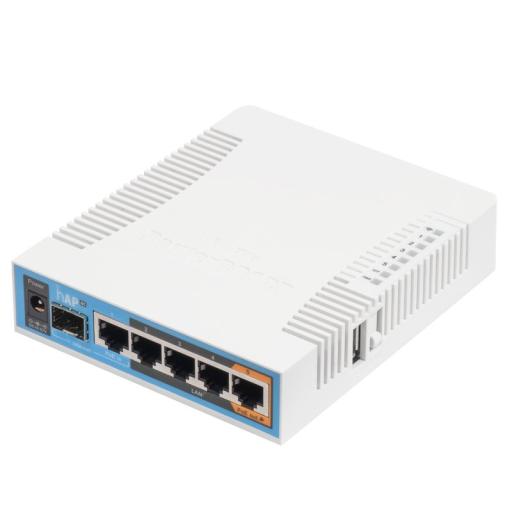 [MIKROTIK_RB962UIGS-5HACT2HNT] Mikrotik  (hAP ac) 5 Puertos Gigabit Ethernet, 1 Puerto SFP, 1 USB, WiFi Doble Banda 3x3 802.11ac, hasta 1W de potencia