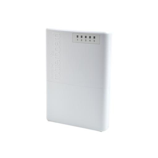 [MIKROTIK_RB750P-PBR2] Mikrotik (PowerBox) RouterBoard, 5 Puertos Fast Ethernet con PoE Pasivo, para exterior