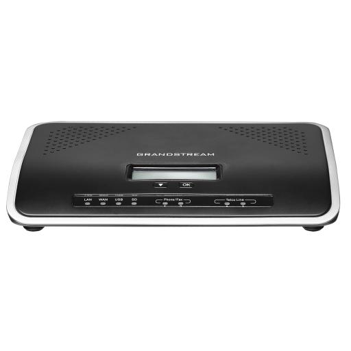 [GRANDSTREAMNETWORKS_UCM-6204] Grandstream Networks Conmutador IP-PBX de 4 puertos FXO + 2 FXS, 45 llamadas concurrentes, 500 usuarios y doble puerto Gigabit