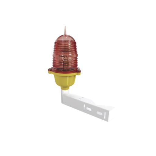 [EPCOM_EI-LBIBHLU] Epcom Estrobo Led de Obstrucción Color Rojo (110 Vca de Entrada) / Luz fija / Incluye Herraje para montarlo 