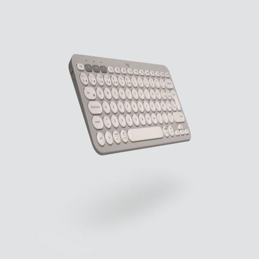 [LOGITECH_920-011149] Logitech K380 teclado Bluetooth QWERTY Inglés Gris, Arena
