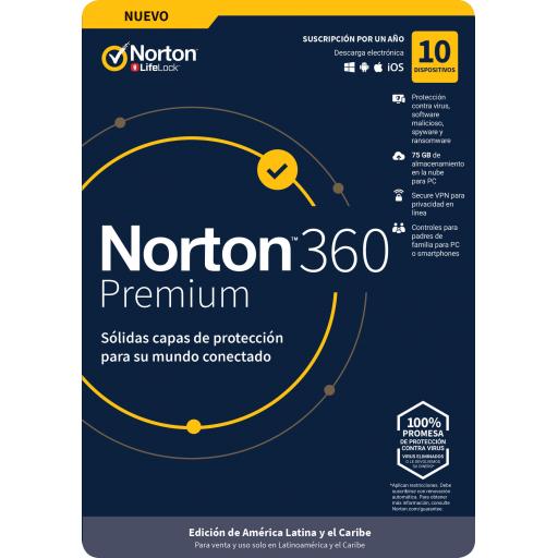 [NORTHSYSTEM_TMNR-035] North System NORTON 360 PREMIUM  / TOTAL SECURITY 10 DV 1YR (TMNR-035)