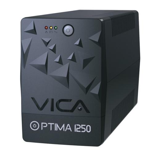 [VICA_OPTIMA 1250] Vica NO BREAK/UPS VICA 1250VA/600W 6TOMASREGU PROTEC RJ11/45 (OPTIMA 1250)