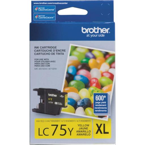 [BROTHER_LC75Y] Cartucho Brother Innobella LC75Y XL Amarillo.