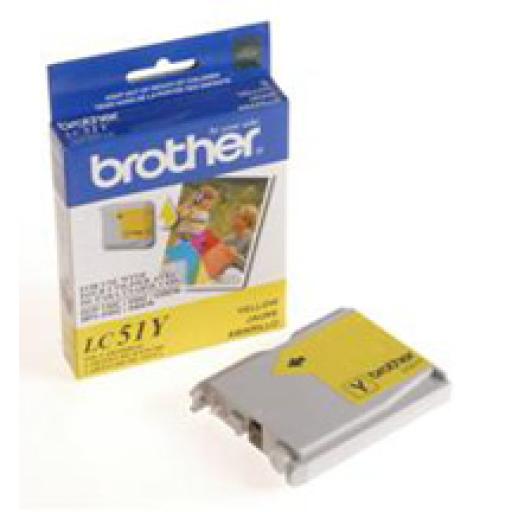 [BROTHER_LC51Y] Cartucho Brother Amarillo LC51Y.