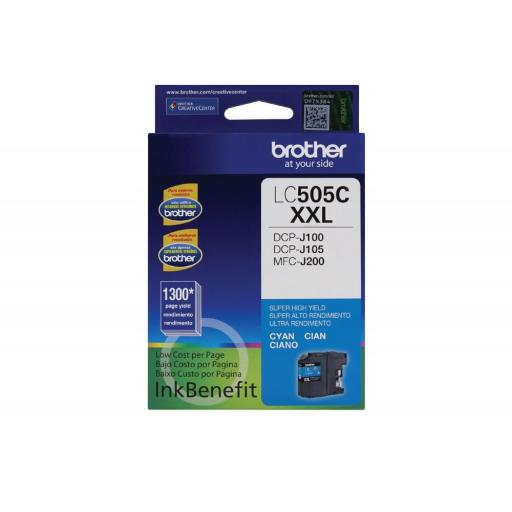 [BROTHER_LC505C] Cartucho Brother LC-505C Cian.