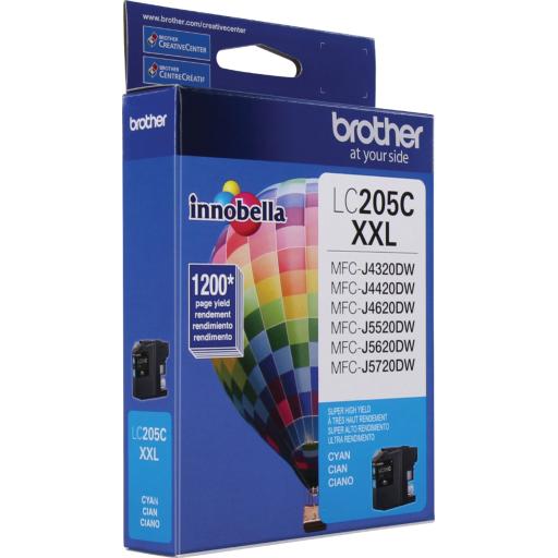 [BROTHER_LC205C] Cartucho Brother LC-205C Cian.