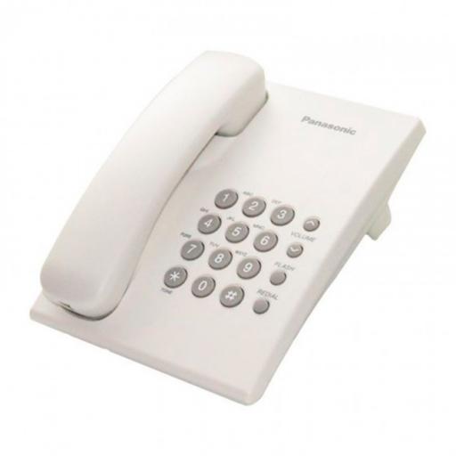 [PANASONIC_KX-TS500MEW] Panasonic (OPEN BOX)PANASONIC TELEFONO ALAMBRICO BASICO S/MEMORIAS BCO(KX-TS500MEW)