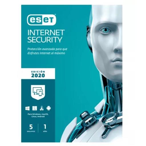 [ESET_INT520] Eset ESET INTERNET SECURITY 5 LIC V13 V2020 (INT520)