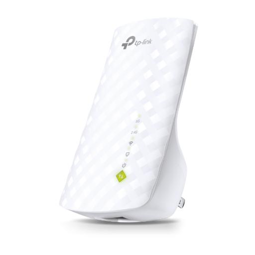 [TPLINK_RE200] TPLINK Repetidor / Extensor de Cobertura WiFi AC, 750 Mbps, doble banda 2.4 GHz y 5 GHz, con 1 puerto 10/100 Mbps