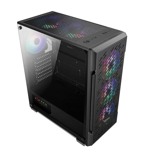 [XZEAL_XZCGB07B] XZEAL GABINETE XZEAL XZ135 ATX/ MICRO ATX/ MINI ITX NEGRO RGB (XZCGB07B)